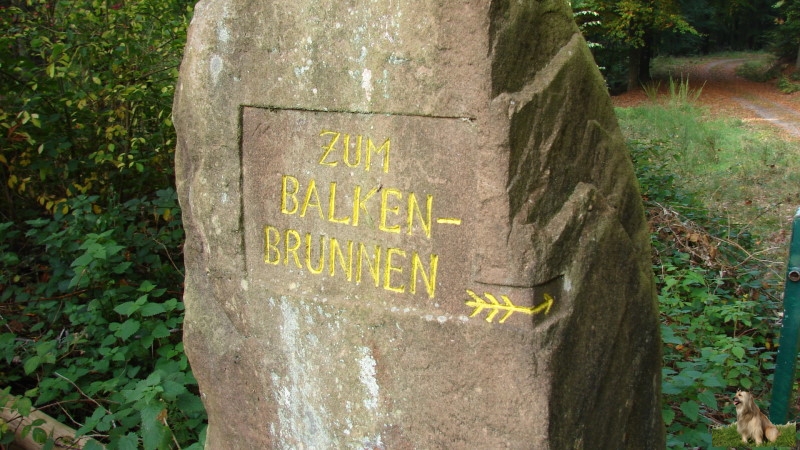 Ritterstein Nr. 134-2 Zum Balkenbrunnen 160 Schr..JPG - Ritterstein Nr.134  Balkenbrunnen 160 Schr.                               